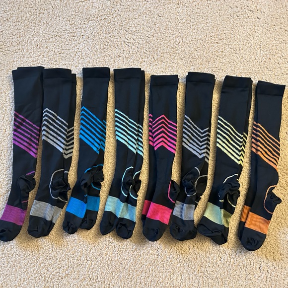 CHARMKING Compression Socks, 8 pairs, 15-20 mmHg - Picture 3 of 3